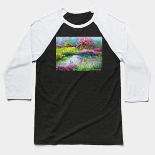 Blooming pond Baseball T-Shirt